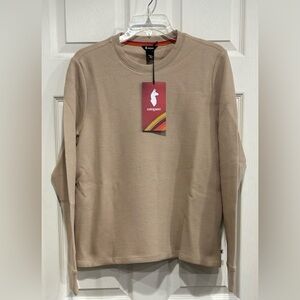 Cotopaxi Women's Large Atajo Long-Sleeve Waffle Shirt Oatmeal Cream NWT